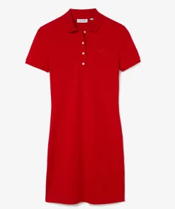 Robe Polo En Pique De Coton Stretch | Lacoste Cheap