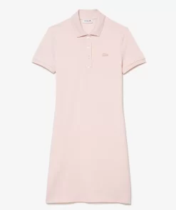 Robe Polo En Pique De Coton Stretch | Lacoste Discount