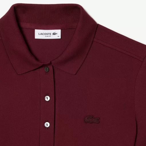 Robe Polo En Pique De Coton Stretch | Lacoste Best Sale