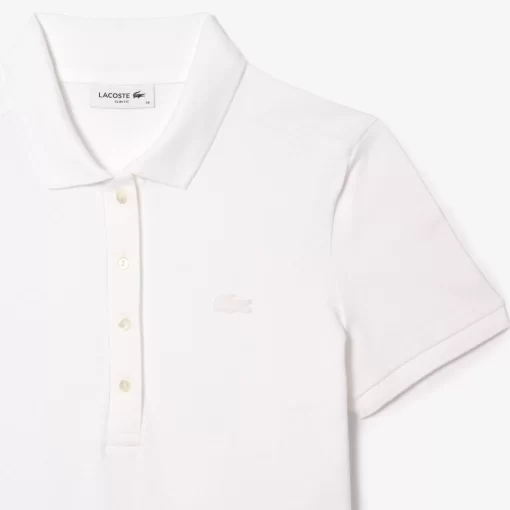 Robe Polo En Pique De Coton Stretch | Lacoste Sale