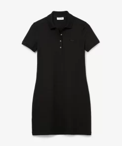 Robe Polo En Pique De Coton Stretch | Lacoste Fashion