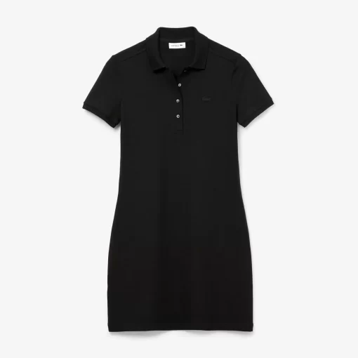 Robe Polo En Pique De Coton Stretch | Lacoste Fashion