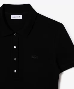 Robe Polo En Pique De Coton Stretch | Lacoste Fashion