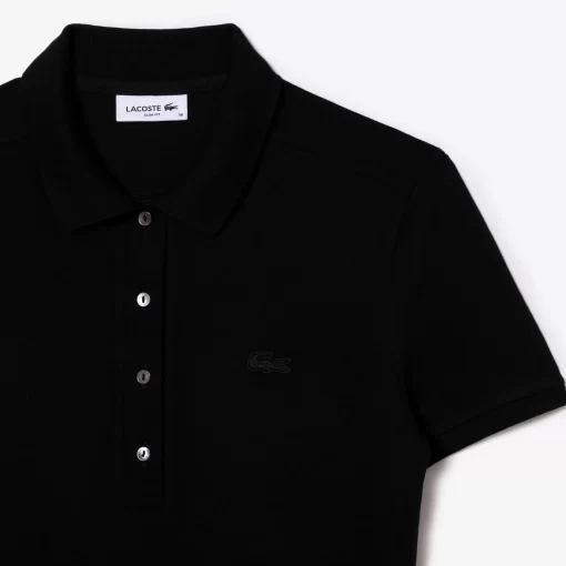 Robe Polo En Pique De Coton Stretch | Lacoste Fashion