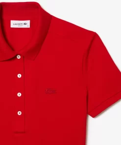 Robe Polo En Pique De Coton Stretch | Lacoste Cheap