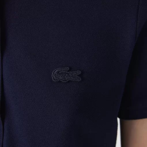 Robe Polo En Pique De Coton Stretch | Lacoste New