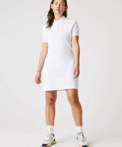 Robe Polo En Pique De Coton Stretch | Lacoste Sale