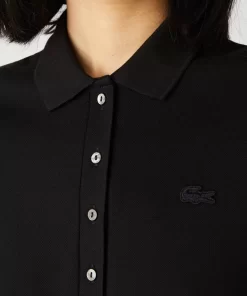 Robe Polo En Pique De Coton Stretch | Lacoste Fashion