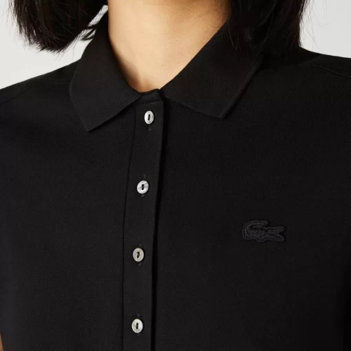 Robe Polo En Pique De Coton Stretch | Lacoste Fashion