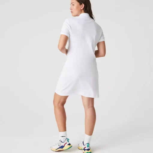 Robe Polo En Pique De Coton Stretch | Lacoste Sale