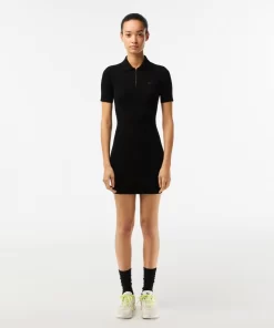 Robe Polo Femme En Maille | Lacoste Fashion