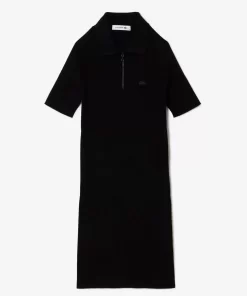 Robe Polo Femme En Maille | Lacoste Fashion