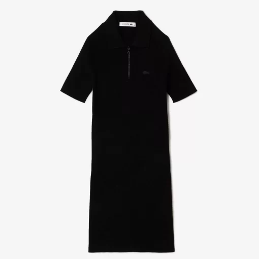 Robe Polo Femme En Maille | Lacoste Fashion