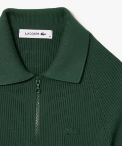 Robe Polo Femme En Maille | Lacoste Cheap