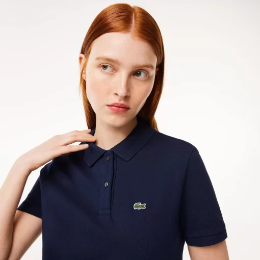 Robe Polo Femme En Petit Pique Souple | Lacoste Online