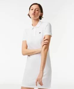 Robe Polo Femme En Petit Pique Souple | Lacoste Online