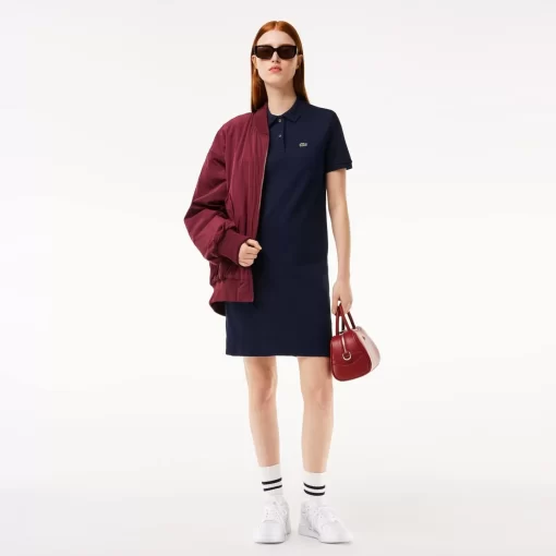 Robe Polo Femme En Petit Pique Souple | Lacoste Online