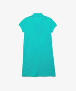 Robe Polo Fille En Pique De Coton Uni | Lacoste Hot