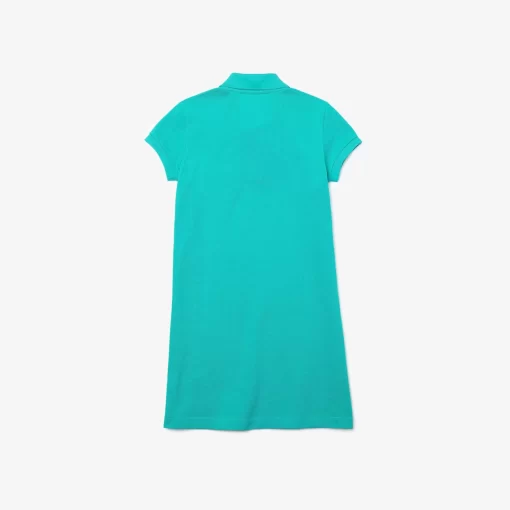 Robe Polo Fille En Pique De Coton Uni | Lacoste Hot