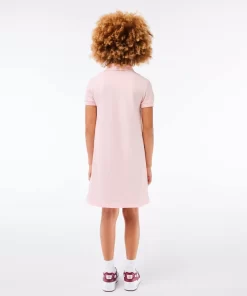 Robe Polo Fille En Pique De Coton Uni | Lacoste Best