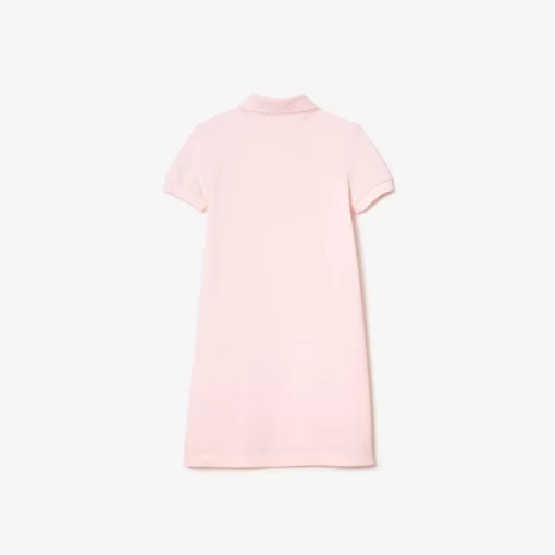 Robe Polo Fille En Pique De Coton Uni | Lacoste Best