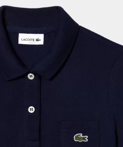 Robe Polo Fille En Pique De Coton Uni | Lacoste Shop