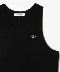 Robe Sans Manche Femme En Coton Biologique | Lacoste Flash Sale