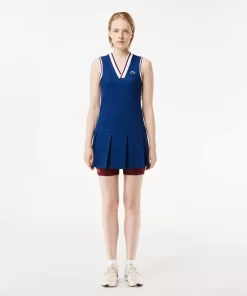 Robe Sport Avec Shorty Amovible En Pique | Lacoste Store