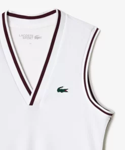 Robe Sport Avec Shorty Amovible En Pique | Lacoste Discount