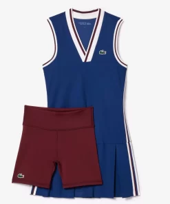 Robe Sport Avec Shorty Amovible En Pique | Lacoste Store