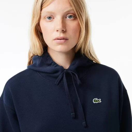 Robe Sweatshirt A Capuche En Pique Double Face | Lacoste Clearance