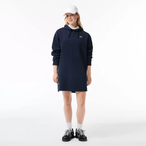 Robe Sweatshirt A Capuche En Pique Double Face | Lacoste Clearance