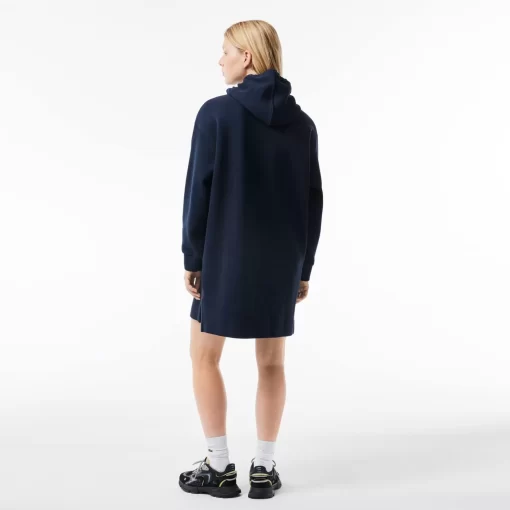 Robe Sweatshirt A Capuche En Pique Double Face | Lacoste Clearance