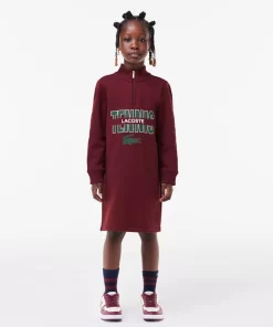 Robe Sweatshirt Imprime Tennis En Coton | Lacoste Fashion