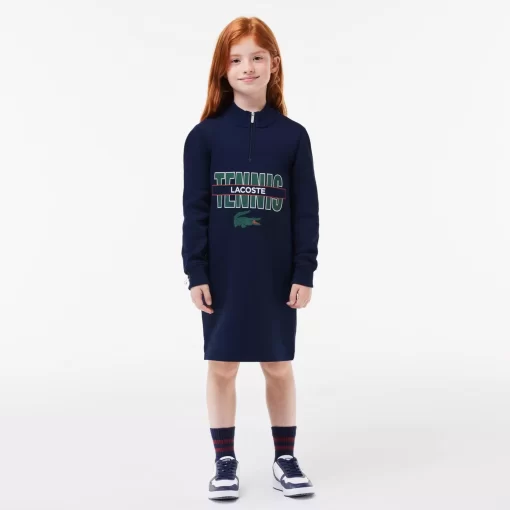 Robe Sweatshirt Imprime Tennis En Coton | Lacoste Best