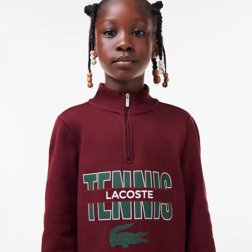 Robe Sweatshirt Imprime Tennis En Coton | Lacoste Fashion