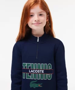 Robe Sweatshirt Imprime Tennis En Coton | Lacoste Best