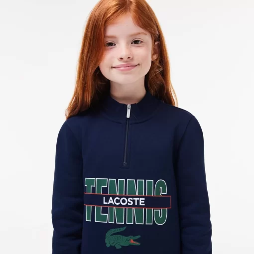 Robe Sweatshirt Imprime Tennis En Coton | Lacoste Best