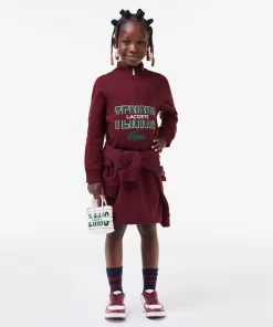 Robe Sweatshirt Imprime Tennis En Coton | Lacoste Fashion