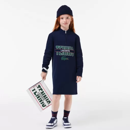 Robe Sweatshirt Imprime Tennis En Coton | Lacoste Best