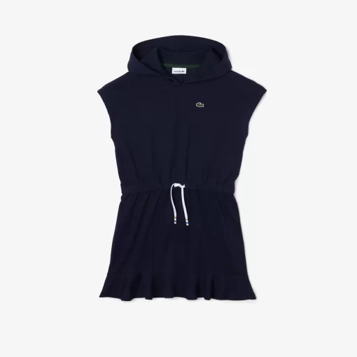 Robe Sweatshirt Sans Manche Fille En Pique Stretch | Lacoste Best Sale