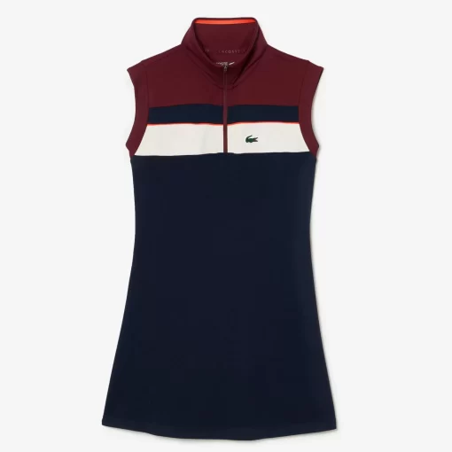 Robe Tennis Avec Shorty En Fibres Recyclees | Lacoste Online