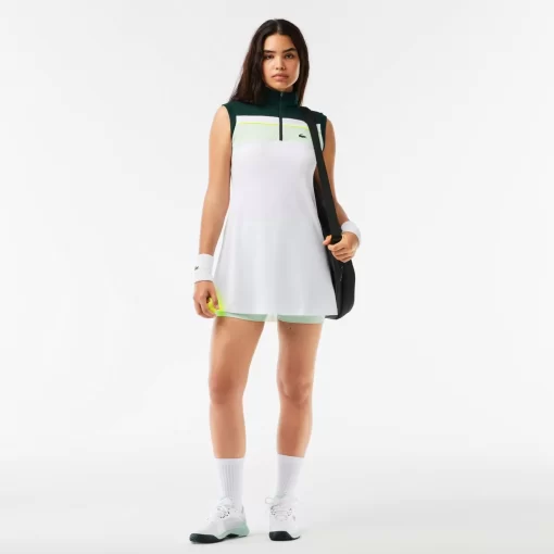 Robe Tennis Avec Shorty En Fibres Recyclees | Lacoste Sale