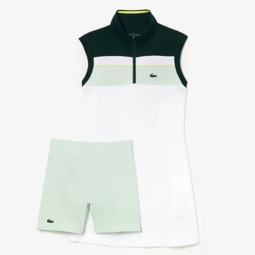 Robe Tennis Avec Shorty En Fibres Recyclees | Lacoste Sale