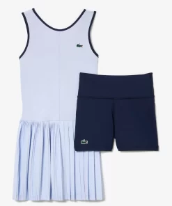 Robe Tennis Ultra-Dry Stretch Avec Shorty Separe | Lacoste Outlet