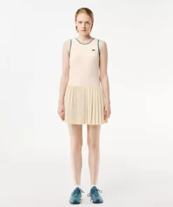 Robe Tennis Ultra-Dry Stretch Avec Shorty Separe | Lacoste Fashion