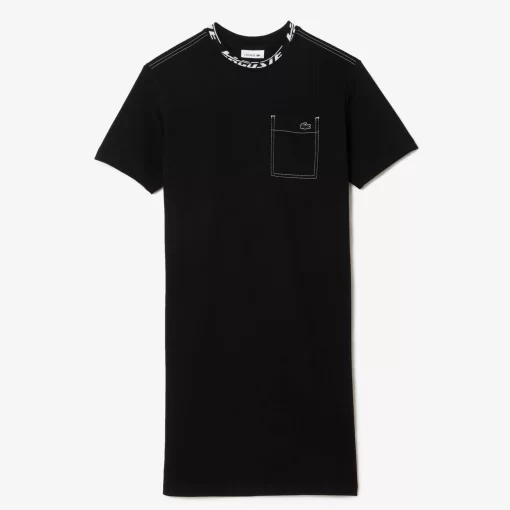 Robe T-Shirt Femme En Coton | Lacoste Outlet