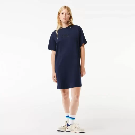 Robe T-Shirt Oversize Broderie Tennis | Lacoste Discount