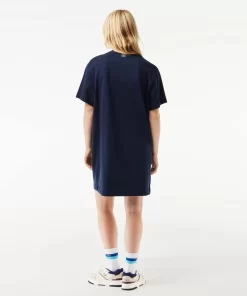 Robe T-Shirt Oversize Broderie Tennis | Lacoste Discount