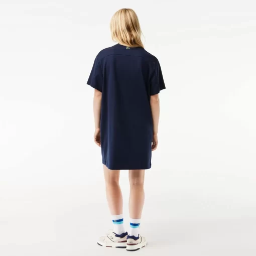 Robe T-Shirt Oversize Broderie Tennis | Lacoste Discount